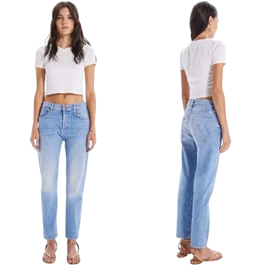 Mother The Scrapper Ankle Jeans Camera Obscura Button Fly Women's Size 26
